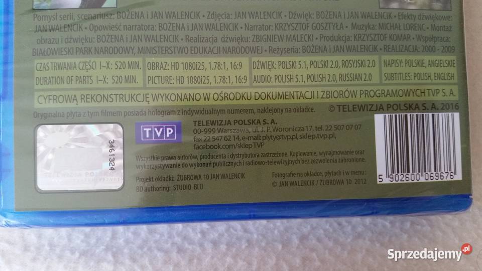 SAGA PRASTAREJ PUSZCZY 2016 TVP Blu-ray