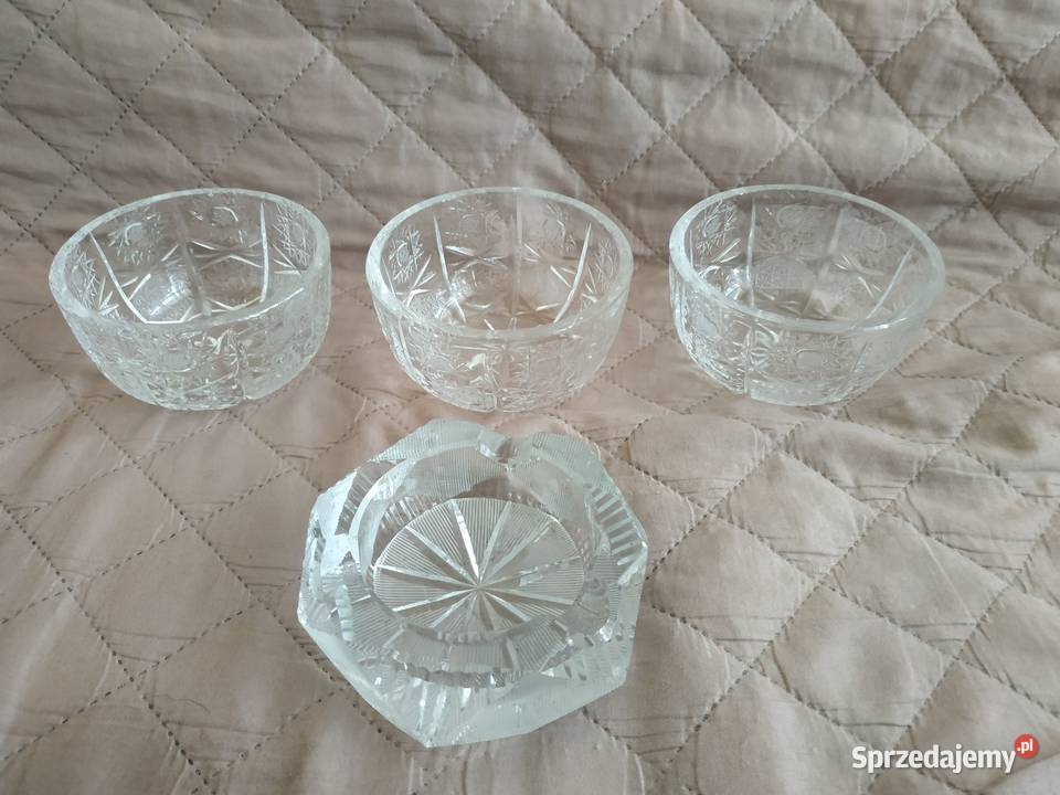 Miseczki kryształy PRL popielniczka podkarpackie Rzeszów
