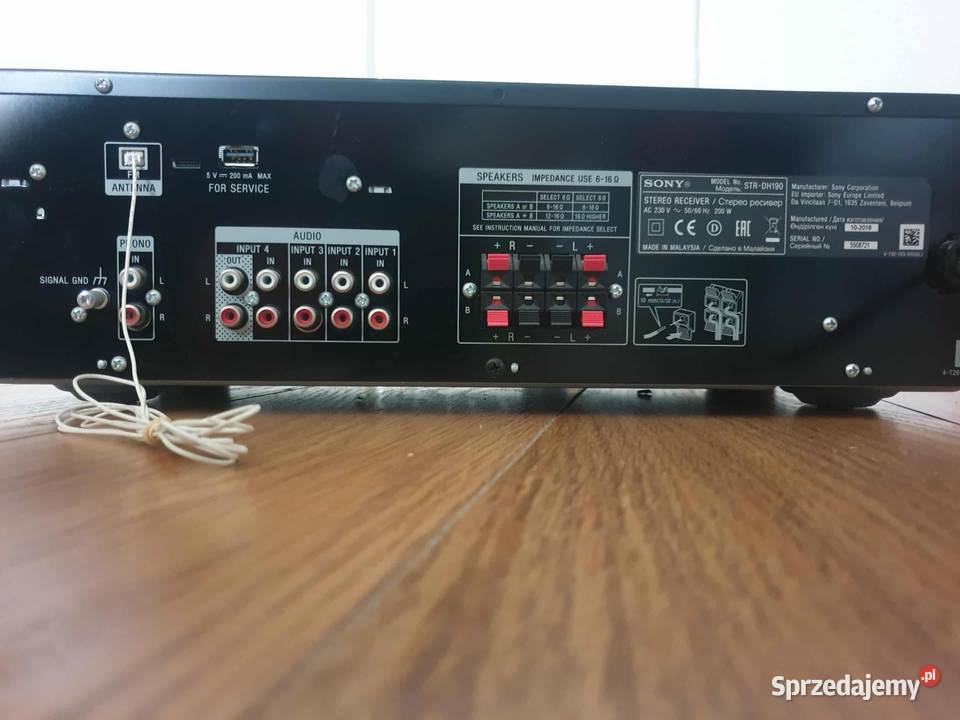 Sony strdh190 wzmacniaczbluetooth Wzmacniacze i pokrewne Leżajsk