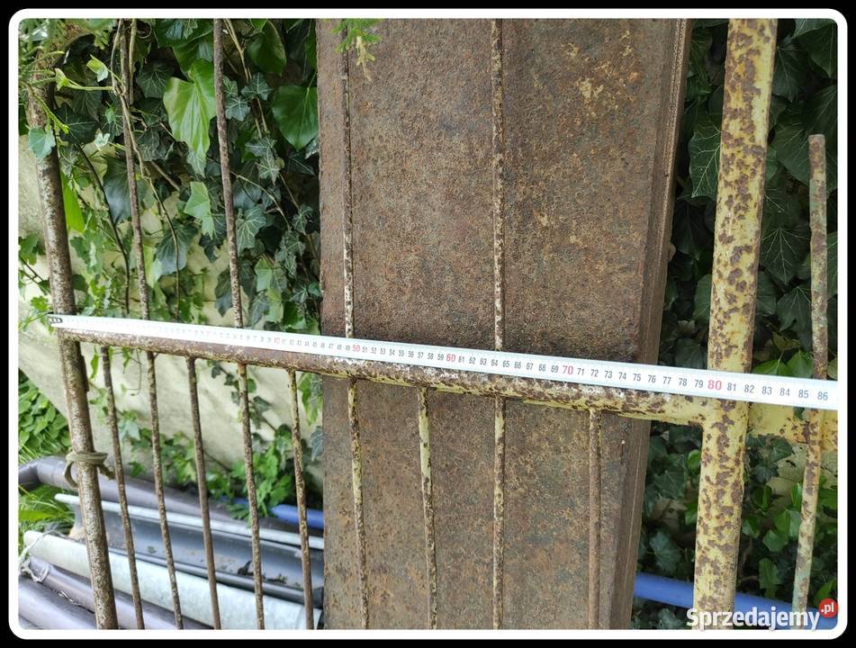 Metalowa furtka szer 80 wys 160 Płock