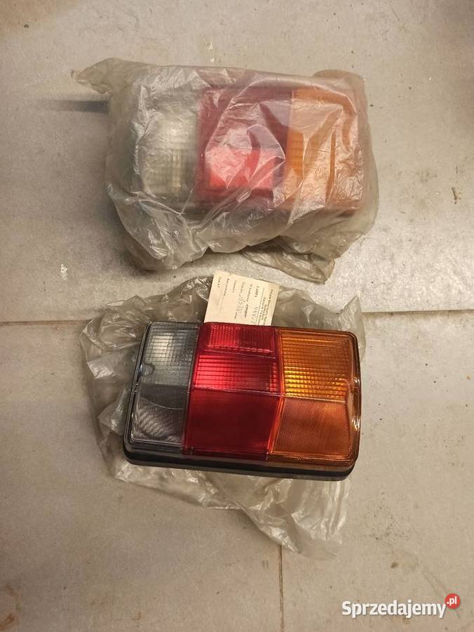 Komplet lamp fiat 126p Maluch Black silwer Red sprzedam
