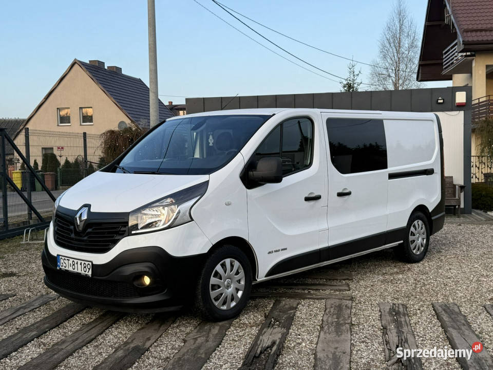 Renault Trafic brygadówka salon Polska6osobowy wspomaganie kierownicy Renault pomorskie Dąbrowa