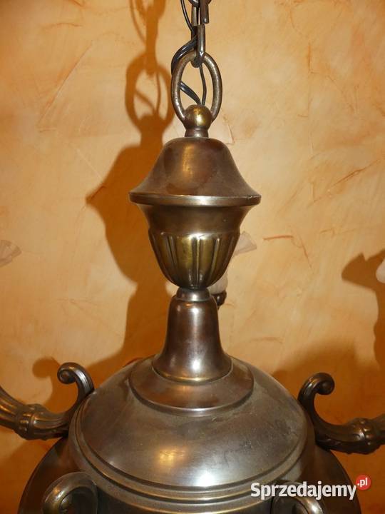 Duża dekoracyjna lampa wisząca Antyki Poznań sprzedam