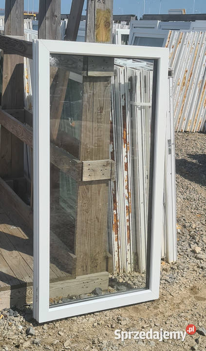 OKNA KacprzaK Witryna 70x132 FIX Używany PCV Okna i parapety Lublin