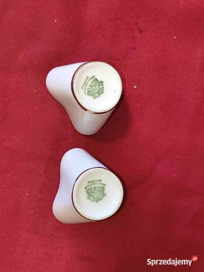 Świeczniki porcelanowe Bavaria para vintage