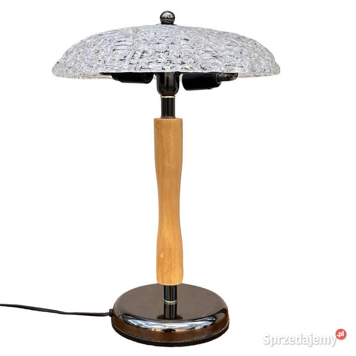 Lampa stołowa z kryształowym kloszem BELMONTE Warszawa sprzedam