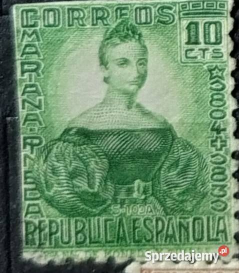 Hiszpania 1935 Mariana Pineda exhibition CZYSTY łódzkie sprzedam