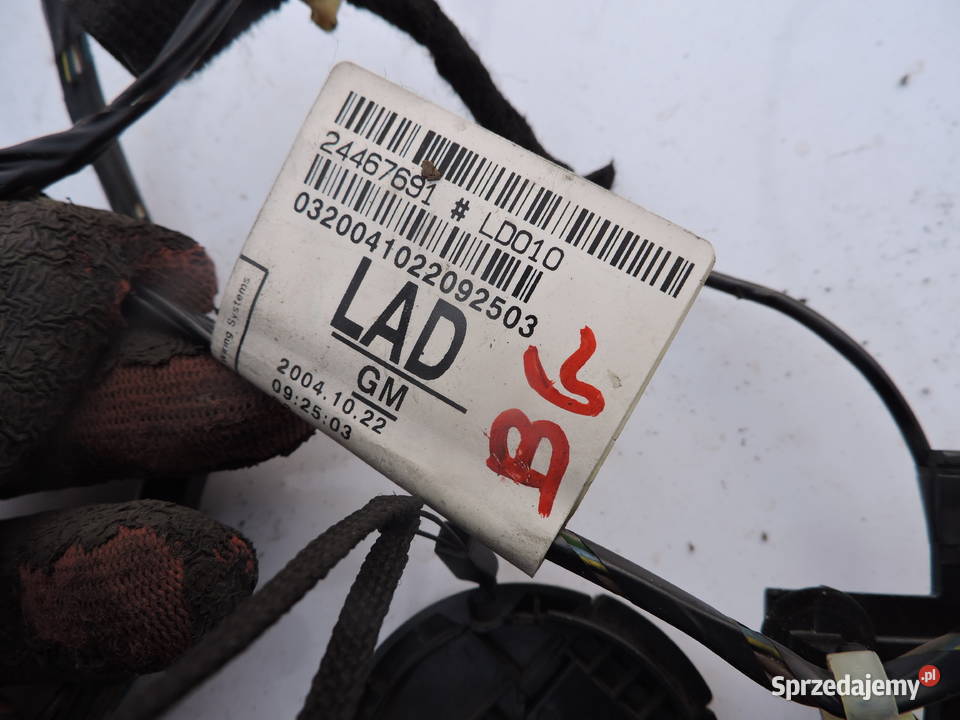 wiązka klapy bagażnika Opel astra H 17 Kombi Myszków