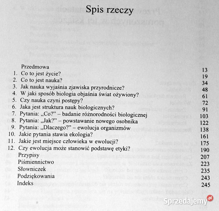 To jest biologia Ernst Mayr