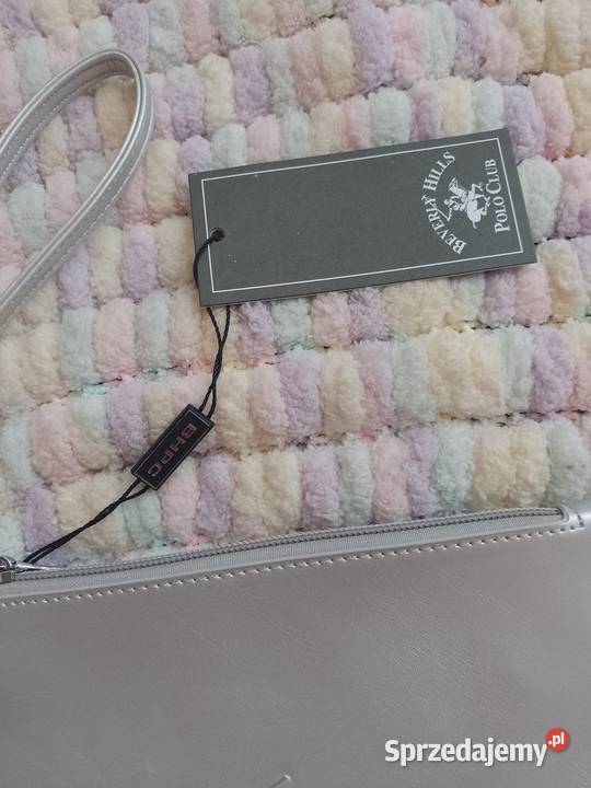 Beverly Hills Polo ClubSrebrna saszetka portfel Kraków