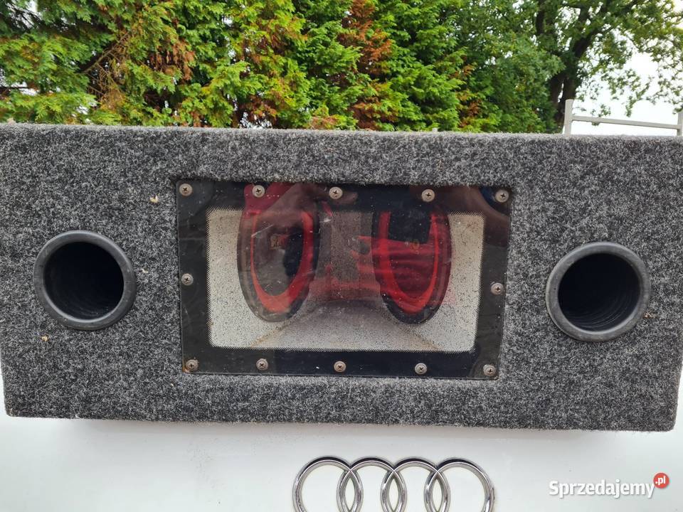 Tuba Basowa do Samochodu 12V 60x40x25 2 Głośniki Gadgety motoryzacyjne