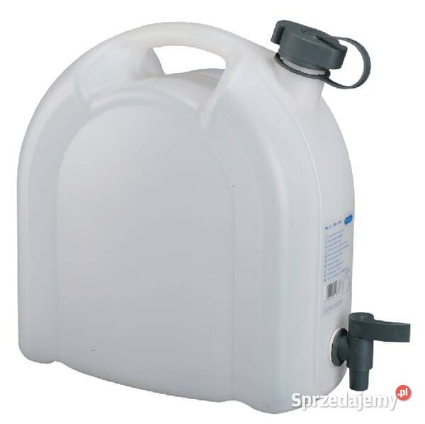 Kanister na wodę płaski z kranem Pressol 10 l Kanistry, lejki i pompki