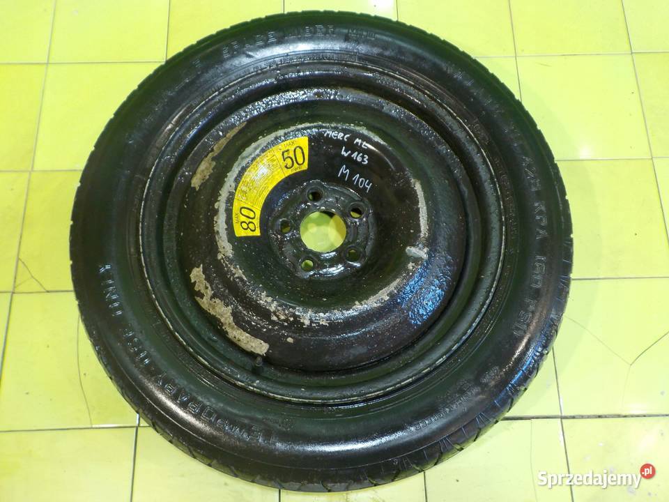 MERCEDES ML W163 kolo dojazdowe 1559018 5x112 stalowe mazowieckie Suków