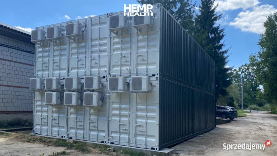 Zestaw 8 izolowanych kontenerów 6x 40ft HC 2x Radom
