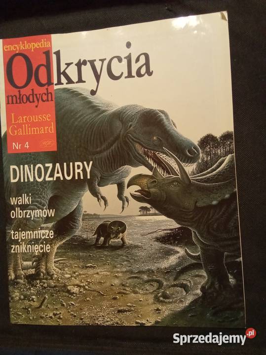 Encyklopedia Larousse dinozaury 4 Warszawa