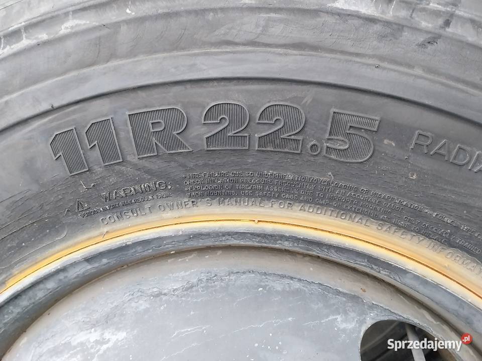 Michelin XZE 11R225 4 koła opony felgi 22.5cale Borek Wielkopolski