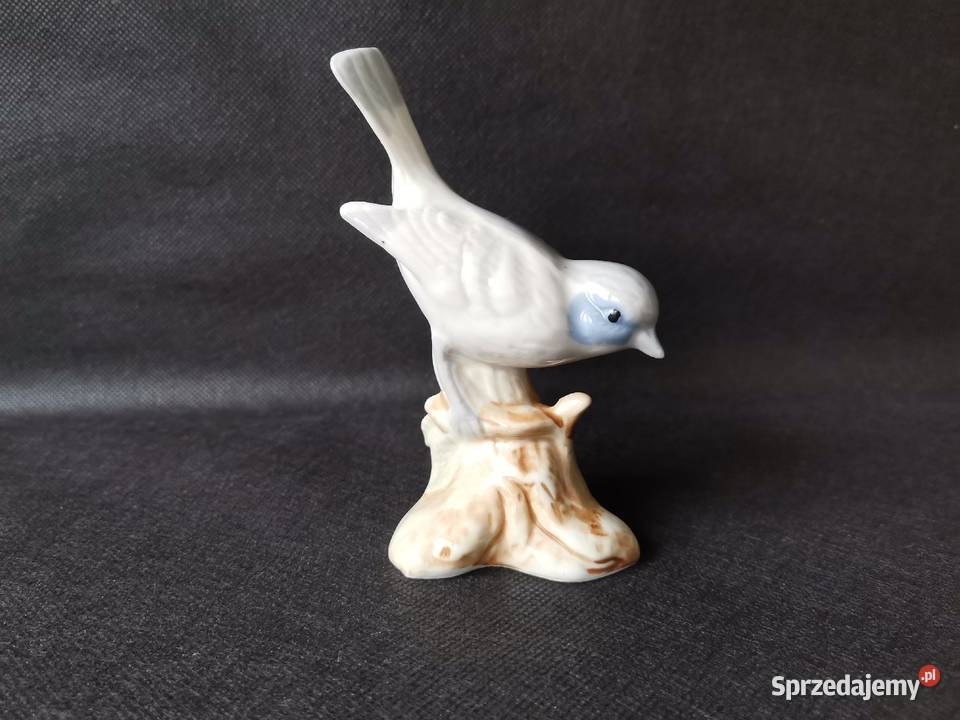 Stara figurka porcelanowa Ptak Katowice