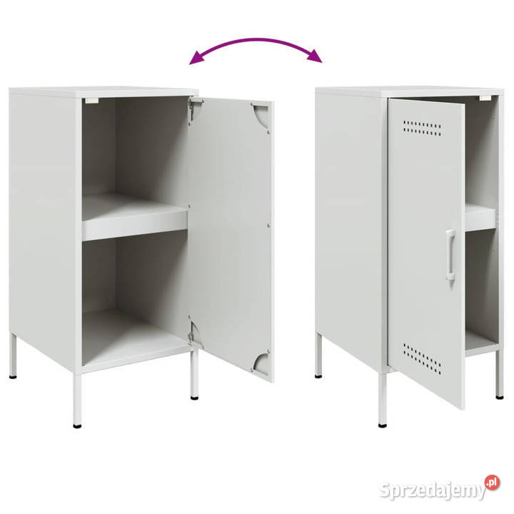 Szafka biała 36x39x79 stal WM843022 mazowieckie Warszawa