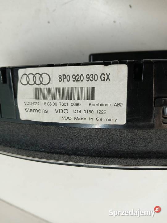 LICZNIK 8P0920930GX 20 FSI 149 Audi A3 II