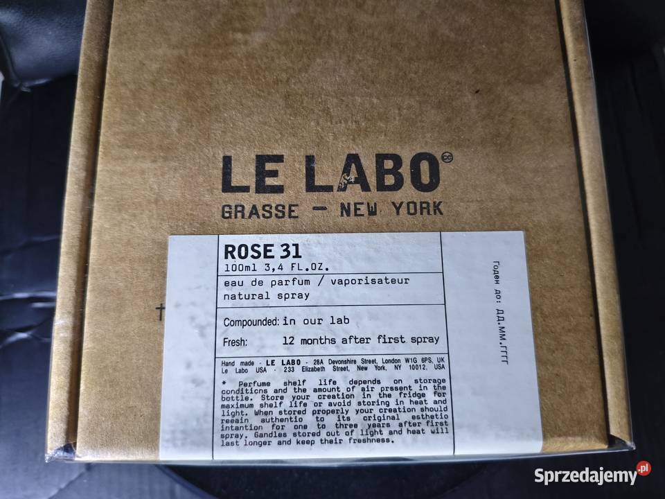 perfumy Rose 31 marki Le Labo 100 ml Warszawa