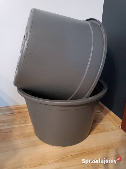 doniczka produkcyjna 40 l szara szkółkarsta Siewierz