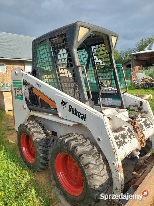 Miniładowarka Bobcat 753 z koparką łańcuchową lubelskie Trzydnik Duży