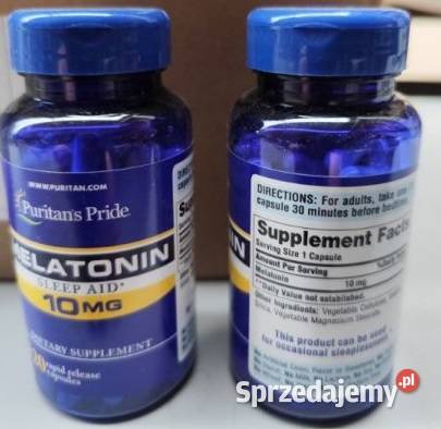 Melatonina 10mg 120 kapsułek Jarocin