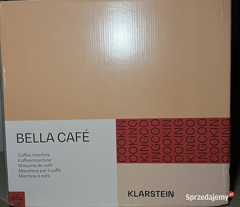 Bella Caf 1550W 20bar Ekspres Kolbowy Czarny Jaworzno
