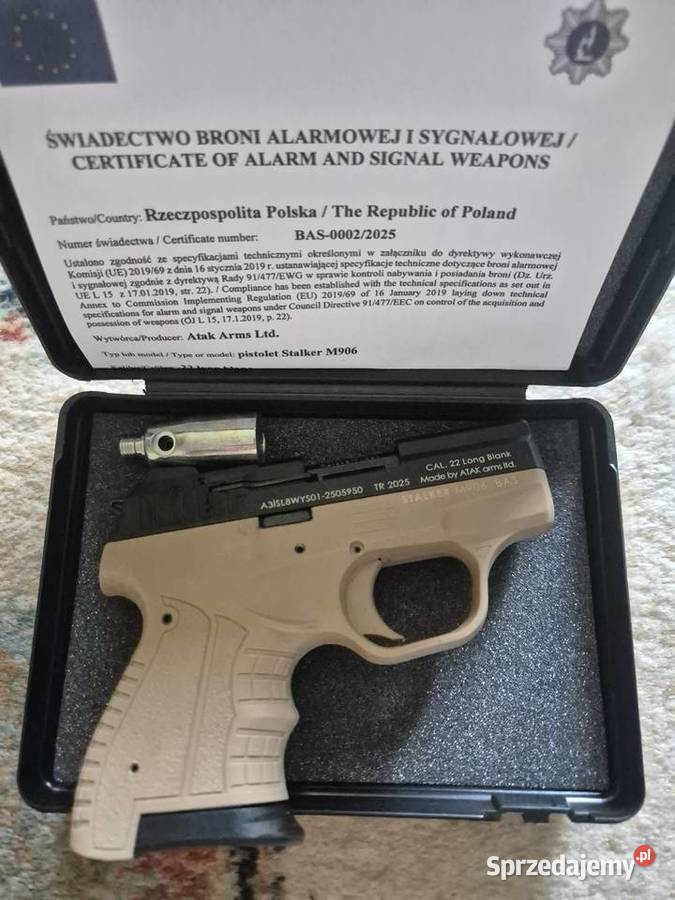 Pistolet hukowy Stalker M906 zoraki nowy Częstochowa