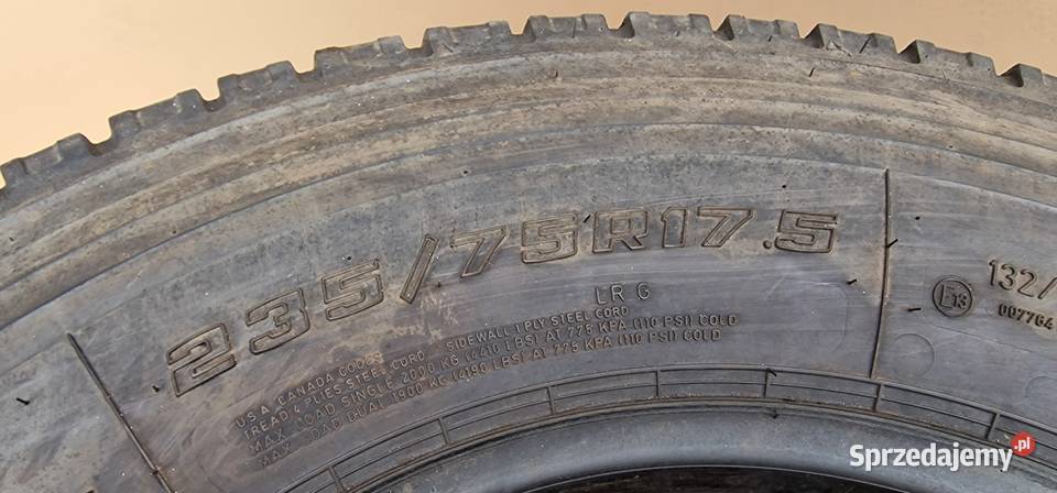 OPONY NAPĘDOWE FULDA REGIOFORCE 235 75 R175 2022 Bieleń