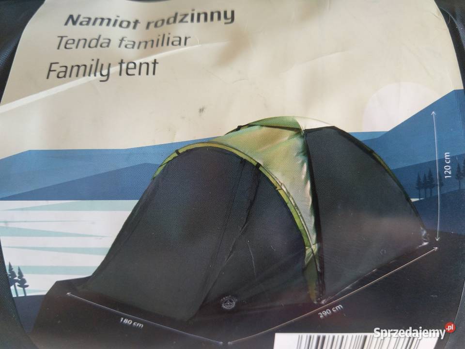 NAJTANIEJ Namiot Rodzinny 3 4 osobowy 240 x 180 Zabrze