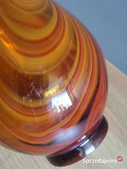 Stary duży wazon huta Laura Tarnów projekt śląskie Katowice