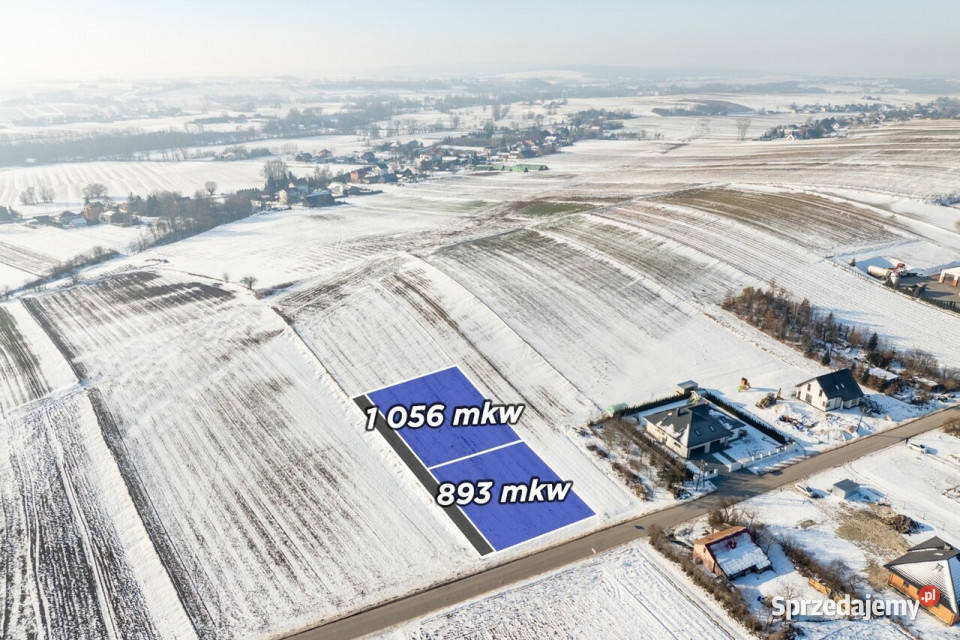 Działka budowlana Waganowice Gmina Słomniki małopolskie sprzedam