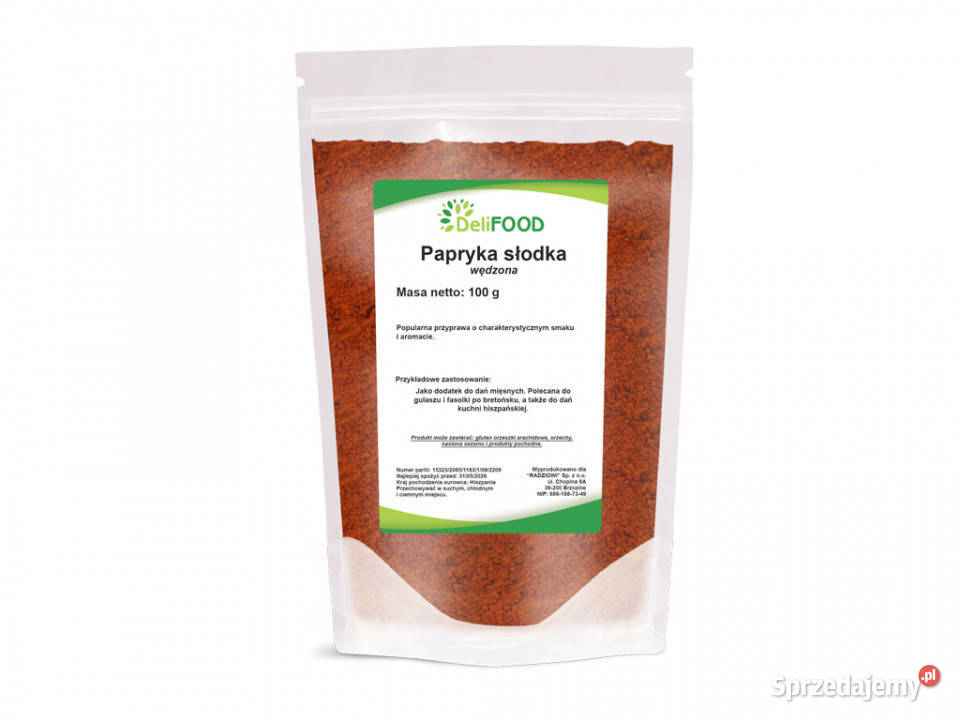 Papryka słodka wędzona 100g podkarpackie Brzozów