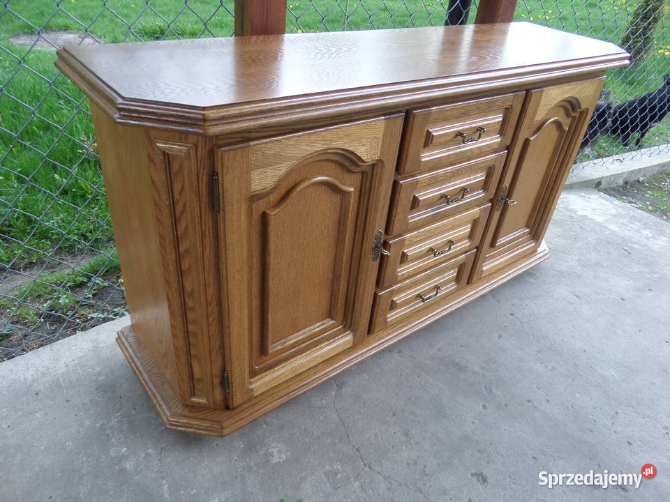 witrna kredens dębowa drewniana stan wysyłka Komody Buczek sprzedam