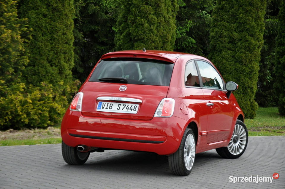 Fiat 500 12i69SkóryKlimatyzacjaChromI ESP Ostrów Mazowiecka