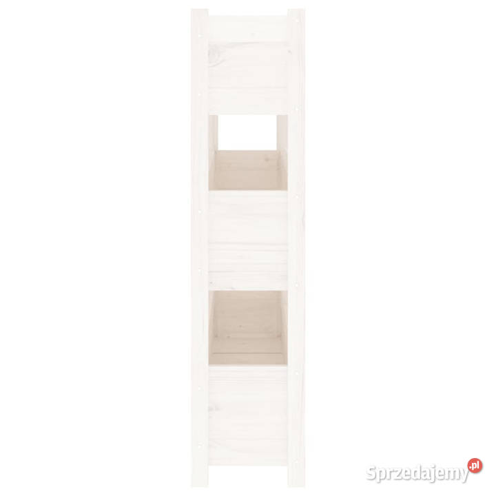 Donica biała 112x25x1045 lite drewno sosnowe mazowieckie Warszawa