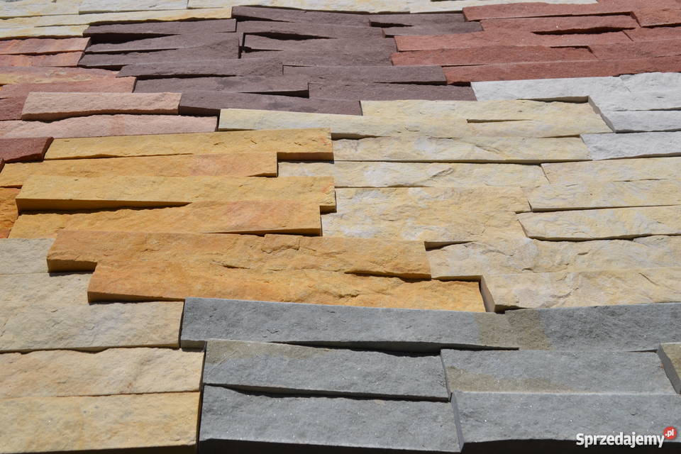 Paski z kamienia Kamien Naturalny Kamień Ściany i elewacje małopolskie Kraków sprzedam