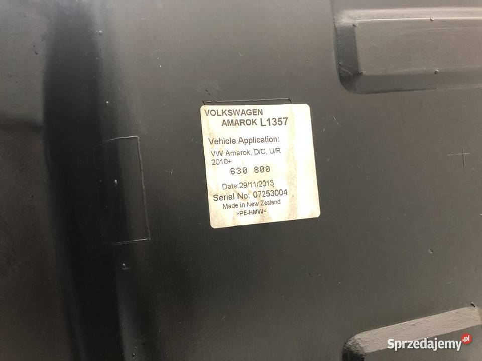 Kuweta VW Amarok Duble Cap 4 drzwi wykładzina Pasłęk