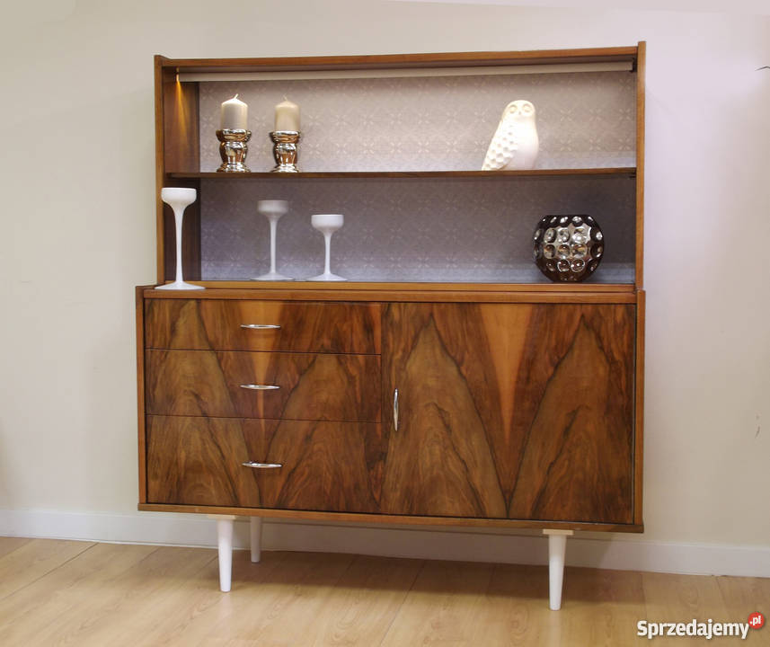 Kredens Biblioteczka Witryna RETRO vintage PRL dolnośląskie Wrocław