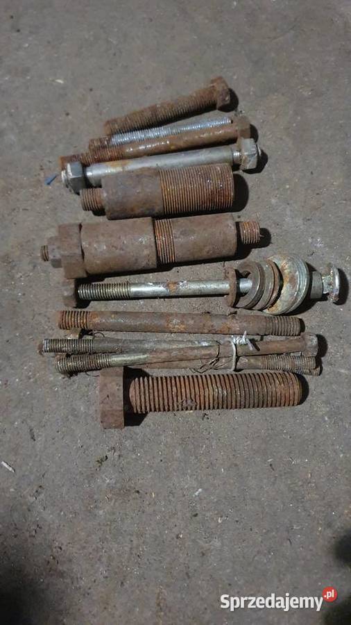 Duże śruby gwintowe różne rowerowe motocyklowe mazowieckie