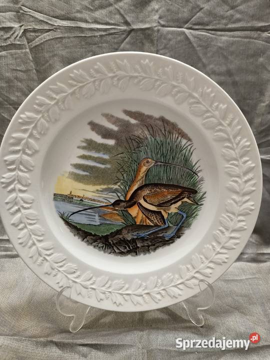 Talerz obiadowy birds America ilustra AUDUBONA Zamość