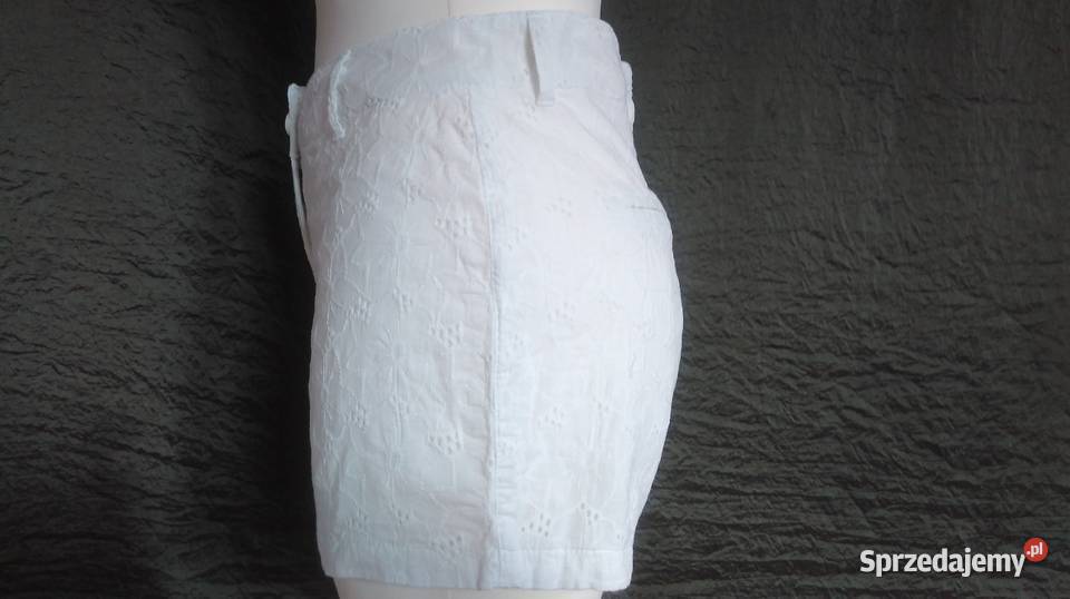 SPODENKI białe HAFT r 3638 damskie Bawełna NOWE sprzedam