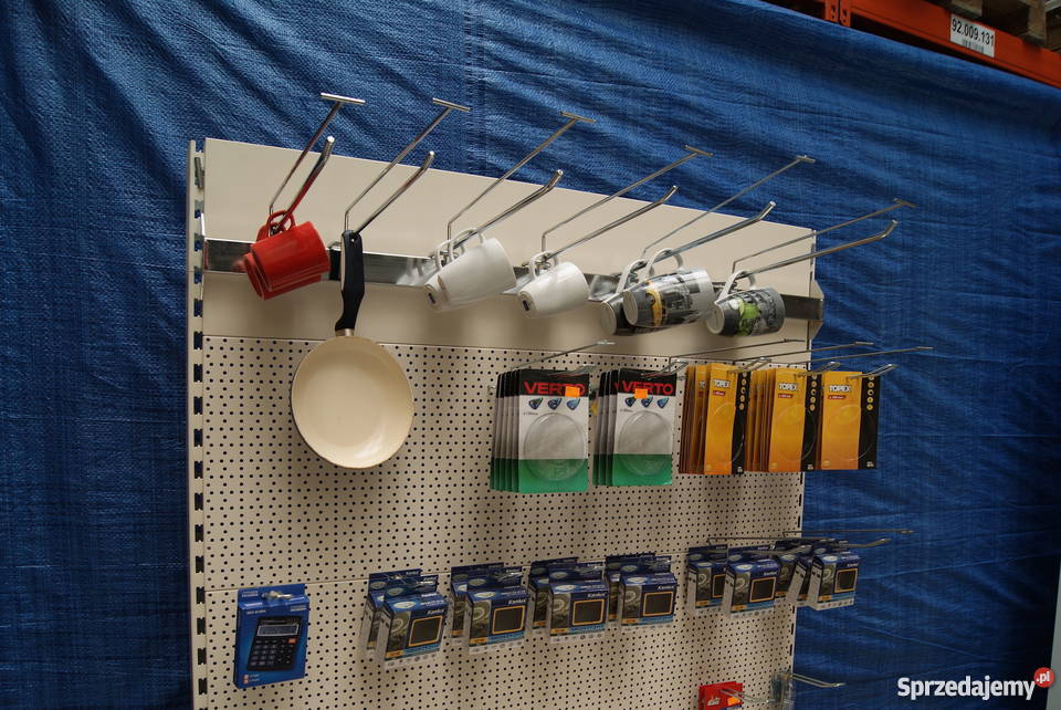 REGAŁY SKLEPOWE METALOWE przyścienne tegometall Ostrołęka