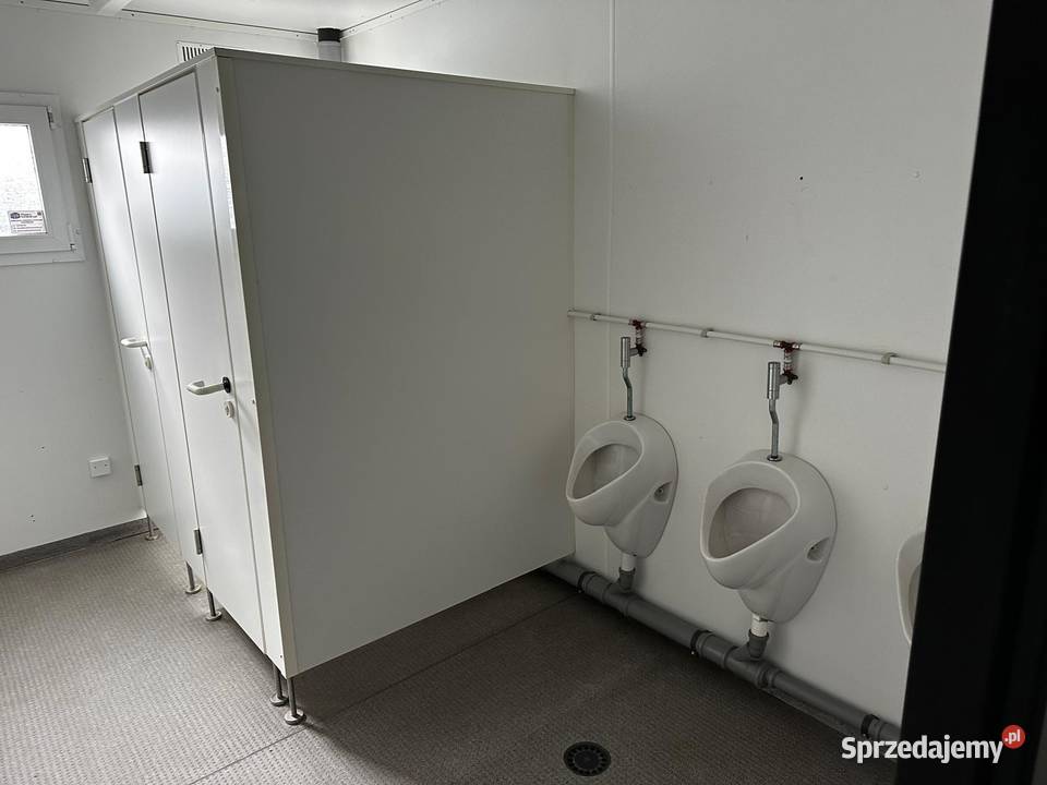 KONTENER SANITARNY WYPOSAŻONY 2x WC 2x PISUAR 2x Pozostałe Wrocław