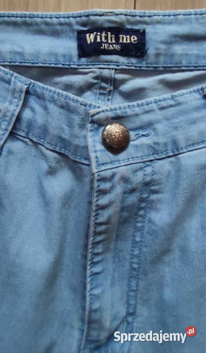 Spodnie dżinsowe z haftem pomorskie