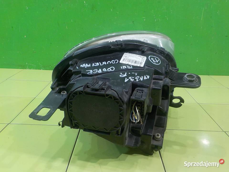 MINI COOPER COUNTRYMAN I 16 D 12r 5D lampa lewa Części samochodowe