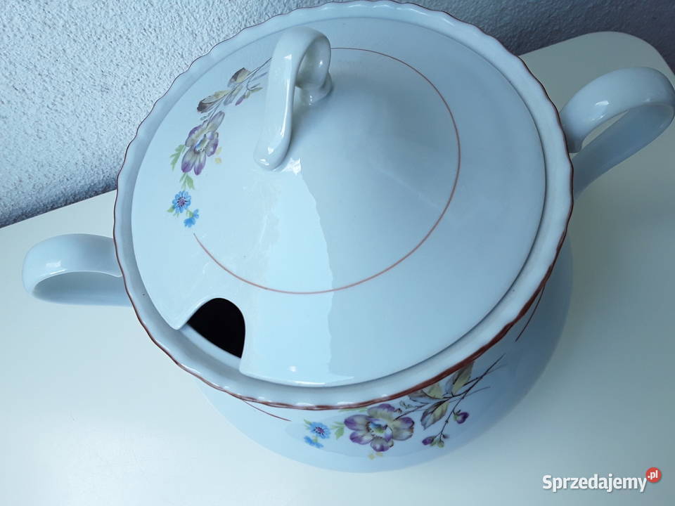 Waza porcelanowa Bogucice 2 l zdobienie w Warszawa