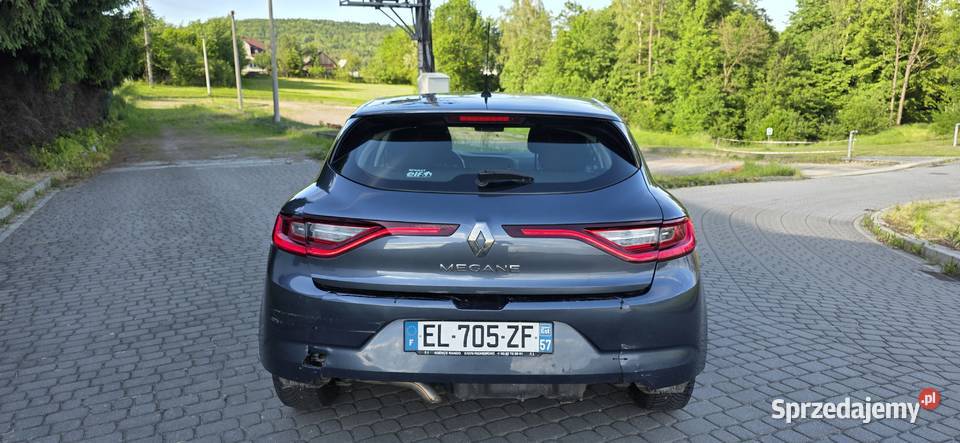 Renault Megane 15 dcilekko uszkodzony kurtyny powietrzne Wadowice