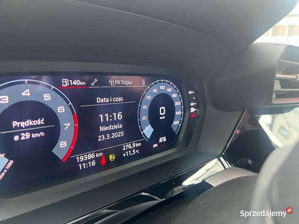 Audi A3 Sportback 30 TFSI 110 2022 19 386 manualna Busko-Zdrój